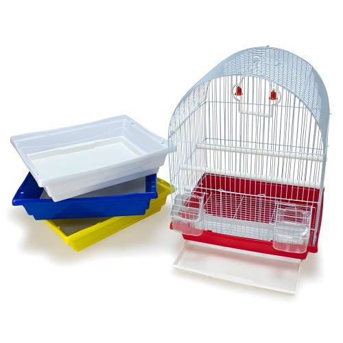 Kit 4 Jaulas Bergamo 35x28x49cm - Ideal Para Aves Pequeñas