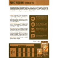 Banters Adult Medium Pollo y Arroz 15kg