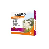Frontpro Comprimidos Masticables Para Perros 2-4 Kg - Tratamiento Pulgas y Garrapatas