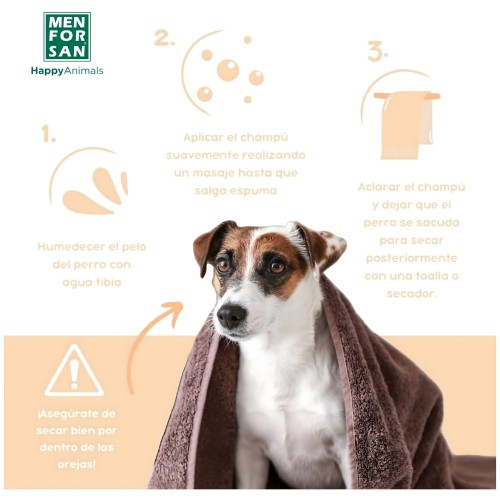 Menforsan Macadamia Oil Dog Shampoo 300ml