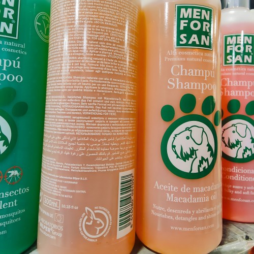 Menforsan Champu Aceite De Macadamia 300ml.