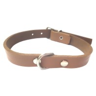 Collar Cuero Marron Laura