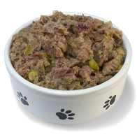 Lata Salmón Y Pavo Con Guisantes 400gr - Comida húmeda completa para perros