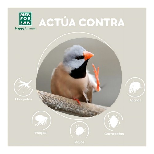 Insecticida para Aves Menforsan 750ml - Control de Plagas para Aves