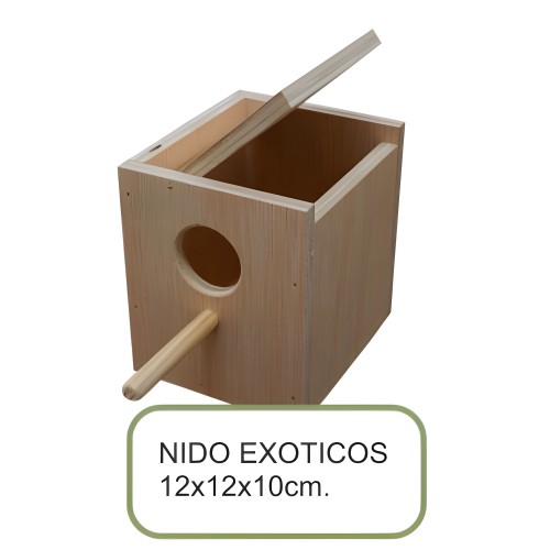 Exotic Wood Nest for Birds