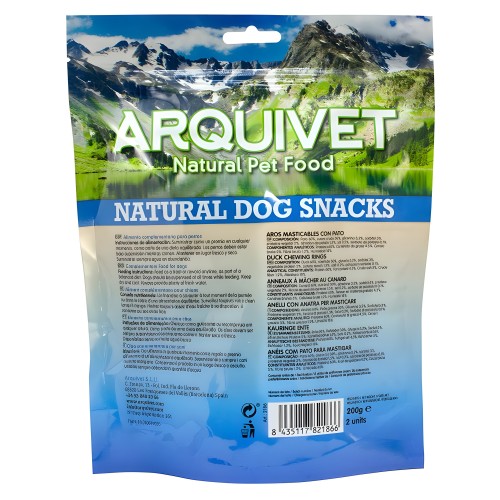 Chewy Duck Rings 200g - Natural Treats for Dogs