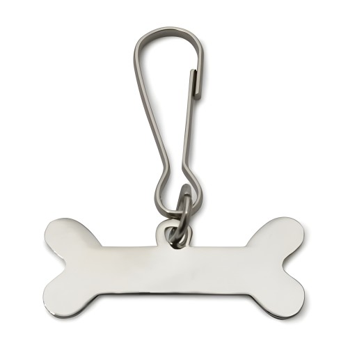 Bone Shaped ID Tag 3.5x1 cm