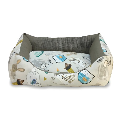 Cama Cuadrada para Perros Arquivet 70cm - Cómoda y Fácil de Limpiar