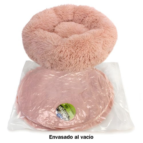 Soft Round Bed Pink