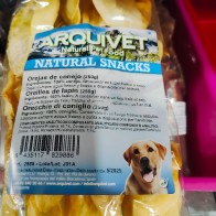Orejas De Conejo 250 Gr. - Golosina Deliciosa y Nutritiva para Perros