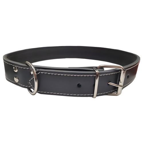 Collar Cuero Marrón VMD para Razas Grandes - 85cm