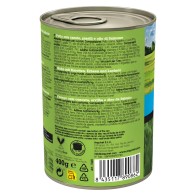 Lata Junior Pollo/Zanahorias/Guisantes/Aceite De Salmón 400gr.