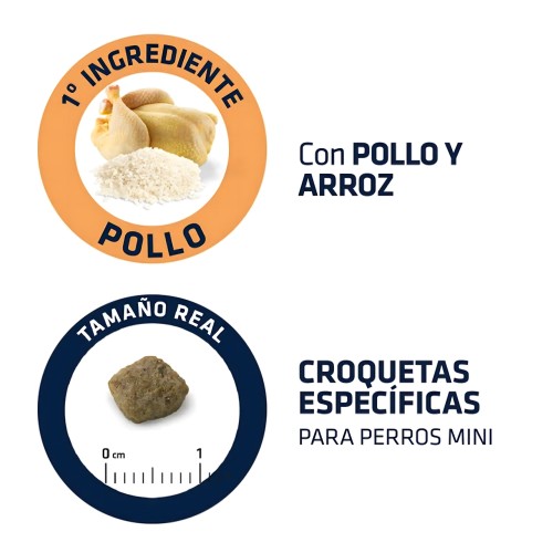 Advance Mini Adult Pollo y Arroz - Pienso Premium