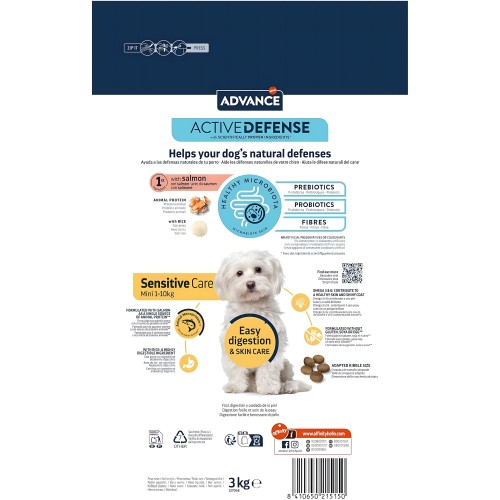 Advance Mini Sensitive Comida para Perros 0.7kg - Perfecta para Razas Pequeñas