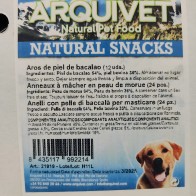 12 Pack Chewable Cod Skin Rings for Dogs