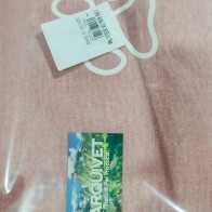 Cama Cuadrada Rosa con Huella de Arquivet