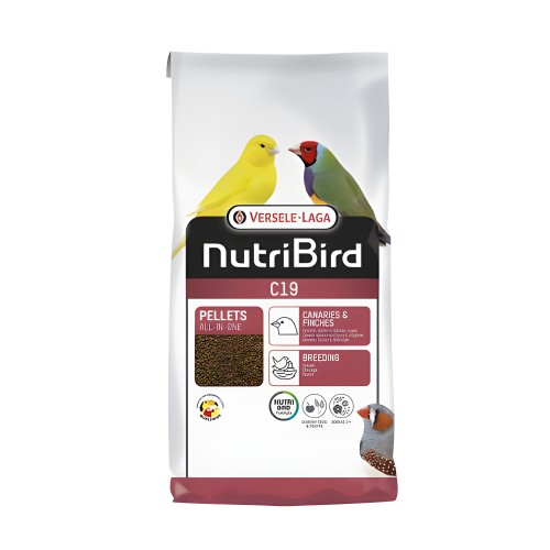 Nutribird C19 Colores 10 Kg - Alimento Completo para Canarios