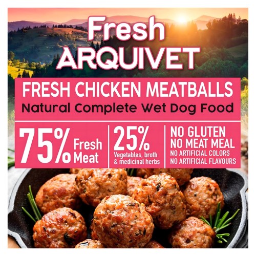 Arquivet Chicken & Carrot & Peas Meatballs - 400g