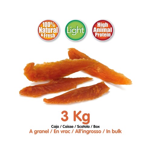 Arquivet Filete De Pollo A Granel 3 Kg - Snack Natural para Perros