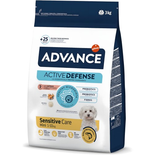 Advance Mini Sensitive Pienso para Perros 8 Kg - Nutrición para Razas Pequeñas