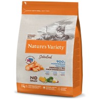 Nature's Variety Cat Selected Esterilizado Salmón 1.25kg - Sin Granos