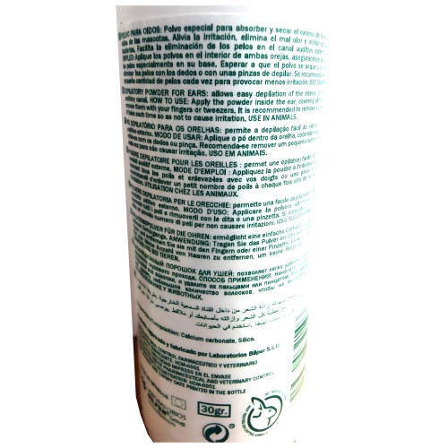 Polvo Secante Para Depilar Orejas 30gr Menforsan - Efectivo y Suave