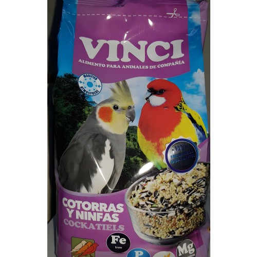 1kg Vinci Food for Lovebirds and Parrots