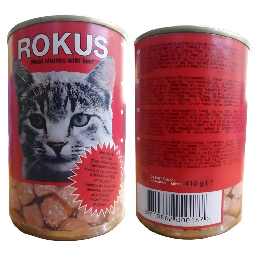 Comida Húmeda para Gatos Rokus 415g