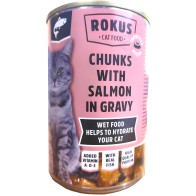 Rokus Cat Food - Fish Flavor, 415g Can