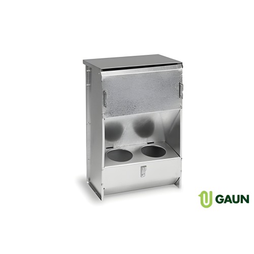 Tolva Perdices Con Tapa - 2 Huecos, Capacidad de 2kg