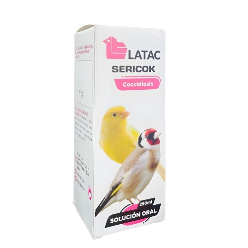 Sericok 250ml - Tratamiento de Coccidiosis para Aves de Latac