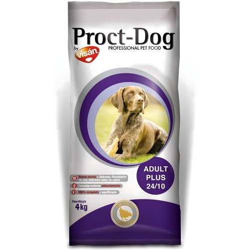ProctDog Adult Plus 4kg - Complete Dog Food for All Breeds
