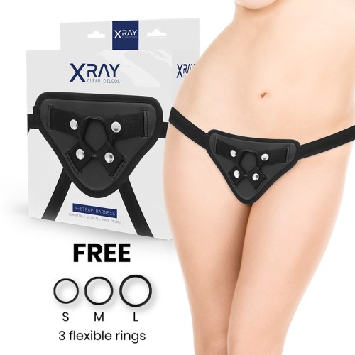 Harness with Silicone Rings - Versatile and Comfortable