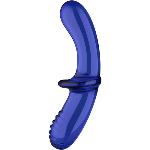 Satisfyer Double Crystal Dildo Blue - Ultimate Pleasure