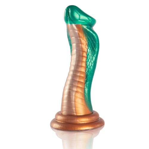 Epic Cybersilcock Python Green Cobra Dildo - Mythical Pleasure