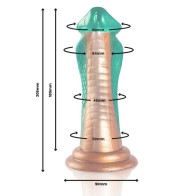 Epic Cybersilcock Python Green Cobra Dildo - Mythical Pleasure
