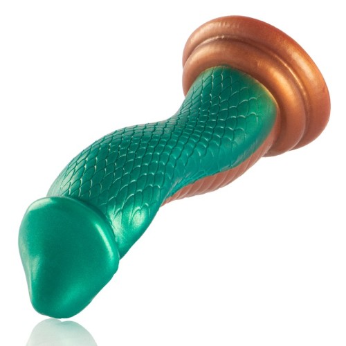 Epic Cybersilcock Python Green Cobra Dildo - Mythical Pleasure