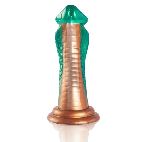 Epic Cybersilcock Python Green Cobra Dildo - Mythical Pleasure