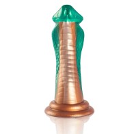 Epic Cybersilcock Python Green Cobra Dildo - Mythical Pleasure