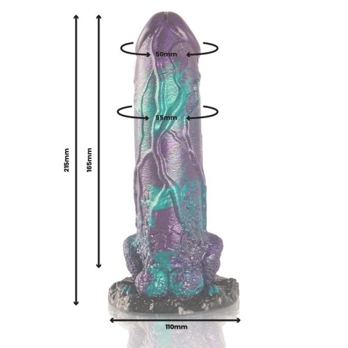 Basilisk Dildo Doble Escamoso Grande