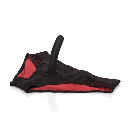 Scandal Red Panties Set with Dildo S/M