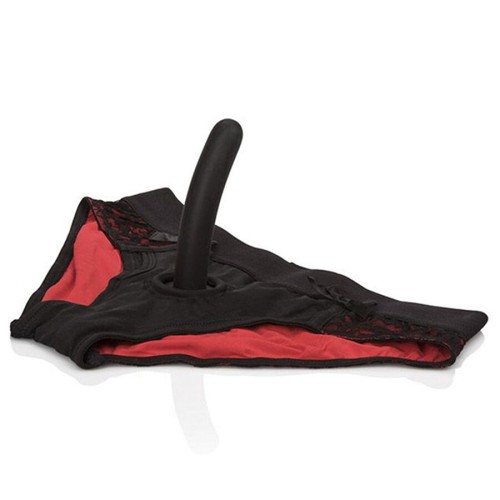 Scandal Red Panties Set with Dildo for Intimate Explorations