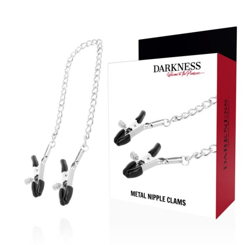 Darkness Adjustable Nipple Clamps for Enhanced Pleasure