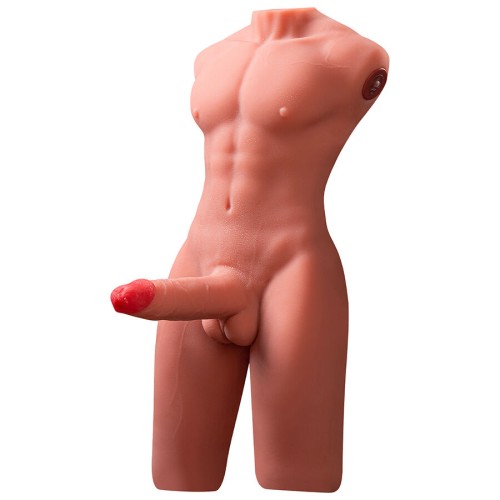 Torso Realístico Masculino Con Thrusting Y Vibración
