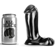 All Black Realistic Dildo 14 cm