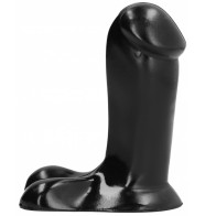 All Black Realistic Dildo 14 cm