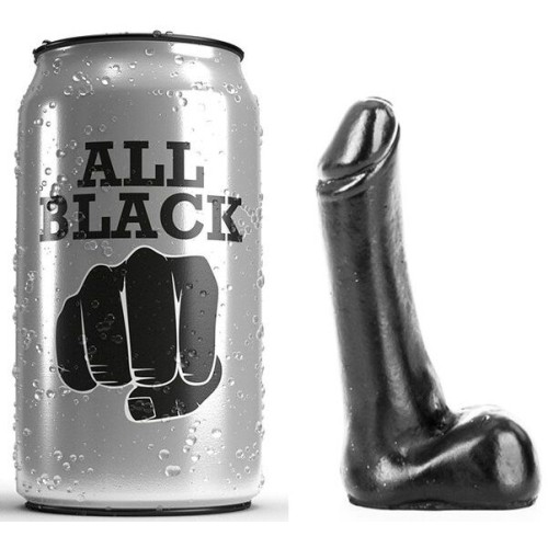 All Black Dildo 9 cm for Discreet Pleasure