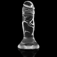 Clear 12cm Dildo - Realistic Feel