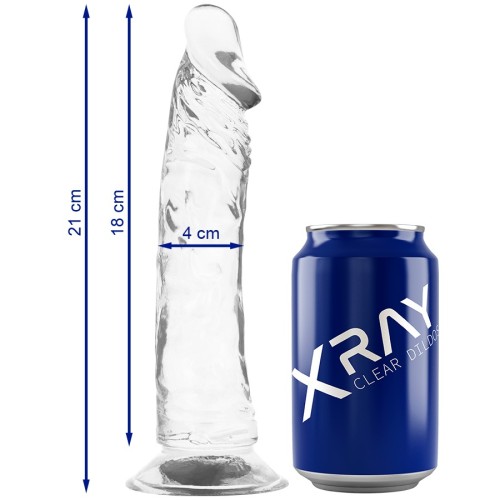 Clear Dildo Transparent 21 cm