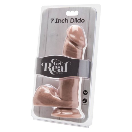 Natural 18 cm Dildo with Testicles